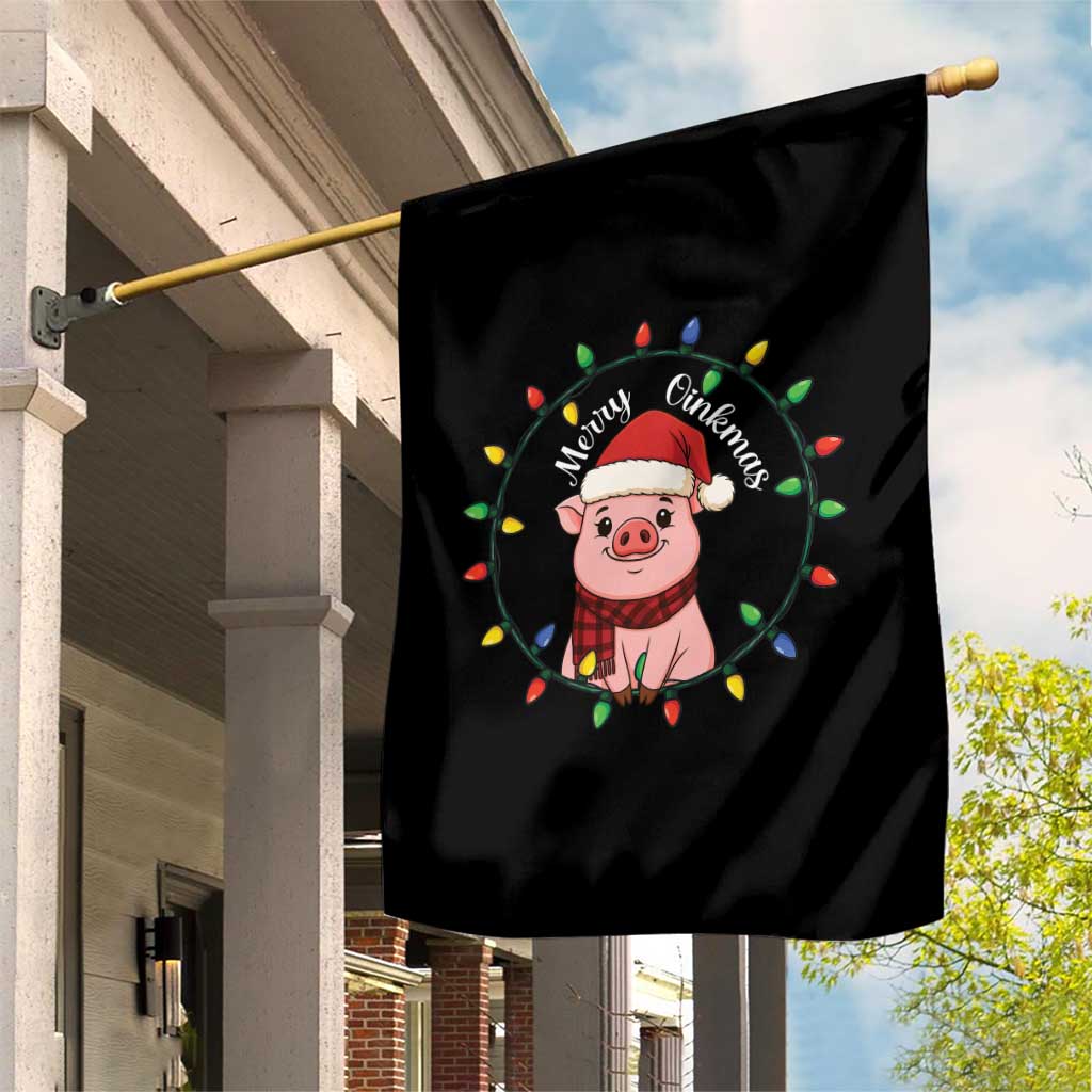 Funny Merry Oinkmas Garden Flag Farmer Christmas Pig Lover Gift TS12 Print Your Wear
