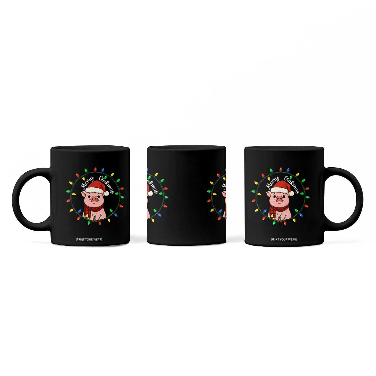 Funny Merry Oinkmas Coffee Mug Farmer Christmas Pig Lover Gift TS12 Print Your Wear