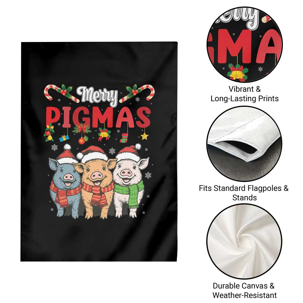Funny Merry Pigmas Garden Flag Christmas Pigs Farm Gift TS12 Print Your Wear