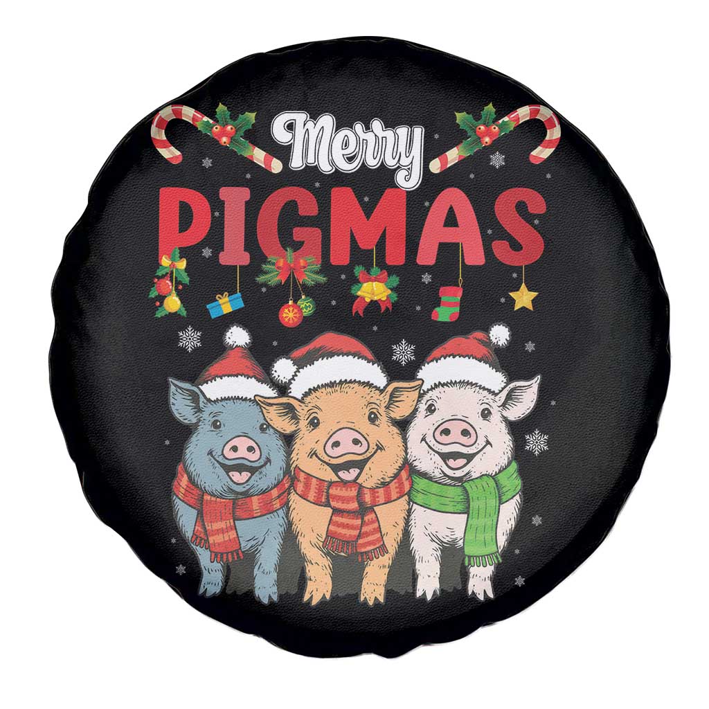 Funny Merry Pigmas Spare Tire Cover Christmas Pigs Farm Gift TS12 Print Your Wear