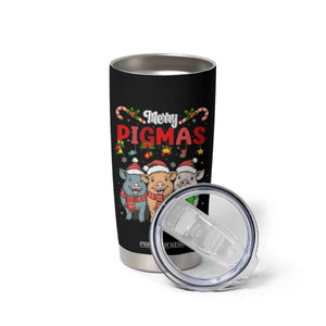 Funny Merry Pigmas Tumbler Cup Christmas Pigs Farm Gift TS12 Print Your Wear