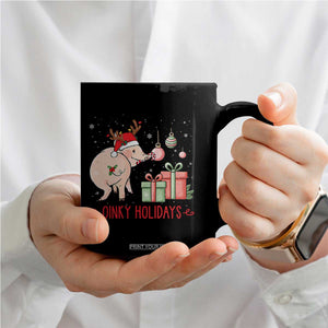 Oinky Holidays Coffee Mug Funny Christmas Pig Lover Gift TS12 Print Your Wear