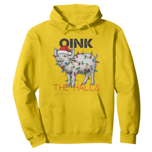 Oink The Halls Hoodie Funny Christmas Pig Lover Gift TS12 Daisy Print Your Wear