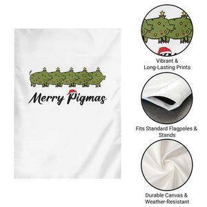 Merry Pigmas Garden Flag Holiday Gift For Pig Lovers TS12 Print Your Wear