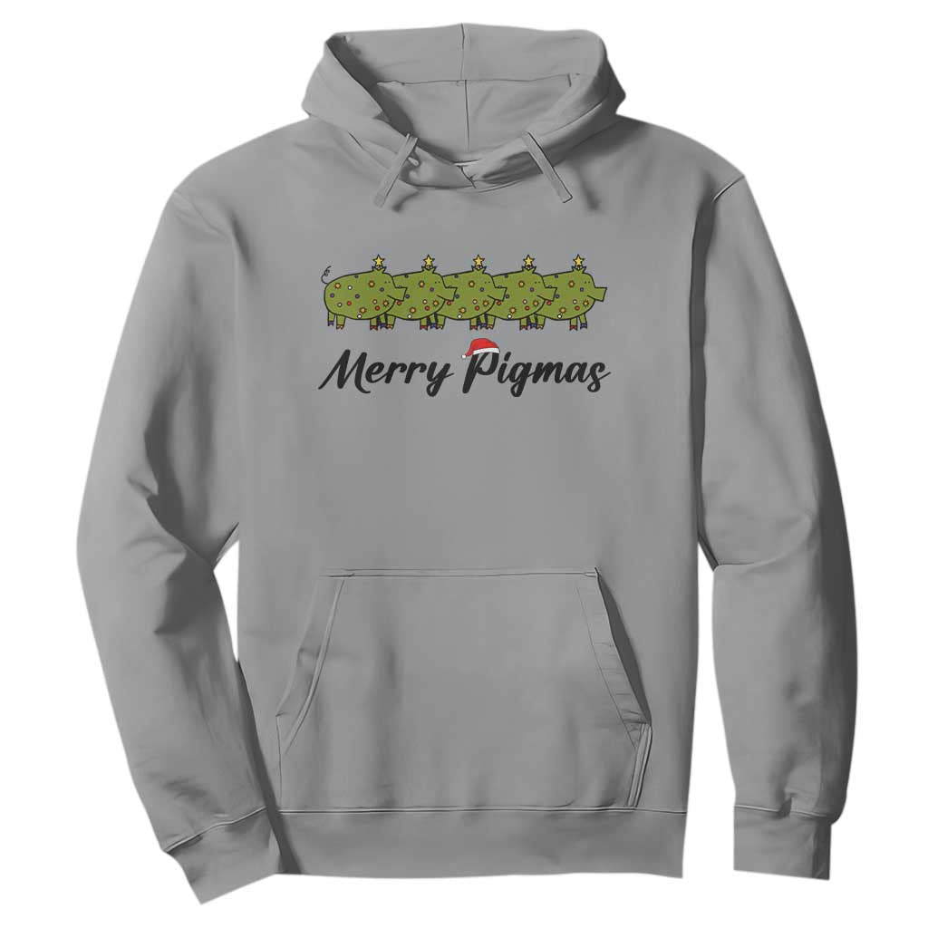 Merry Pigmas Hoodie Holiday Gift For Pig Lovers TS12 Sport Gray Print Your Wear
