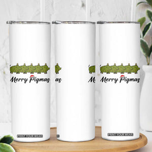 Merry Pigmas Skinny Tumbler Holiday Gift For Pig Lovers TS12 Print Your Wear