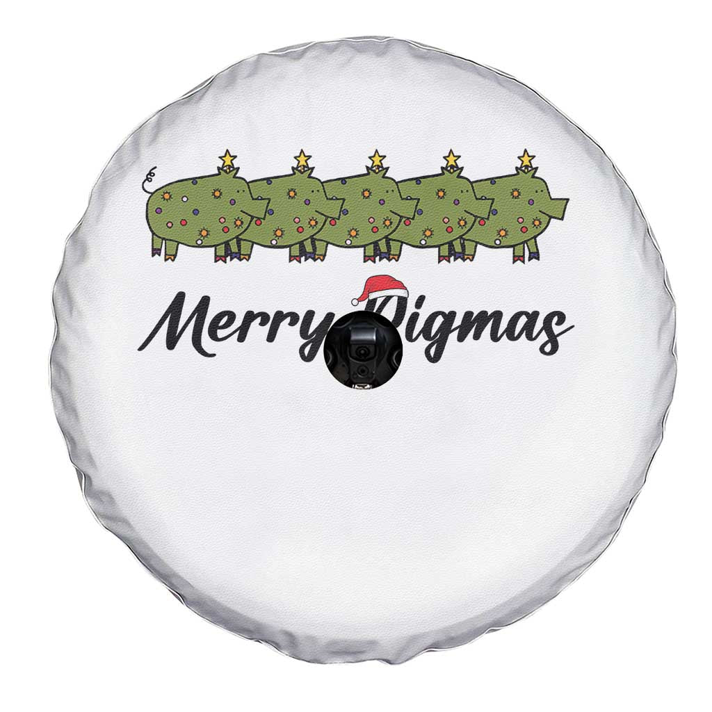 Merry Pigmas Spare Tire Cover Holiday Gift For Pig Lovers TS12 Print Your Wear