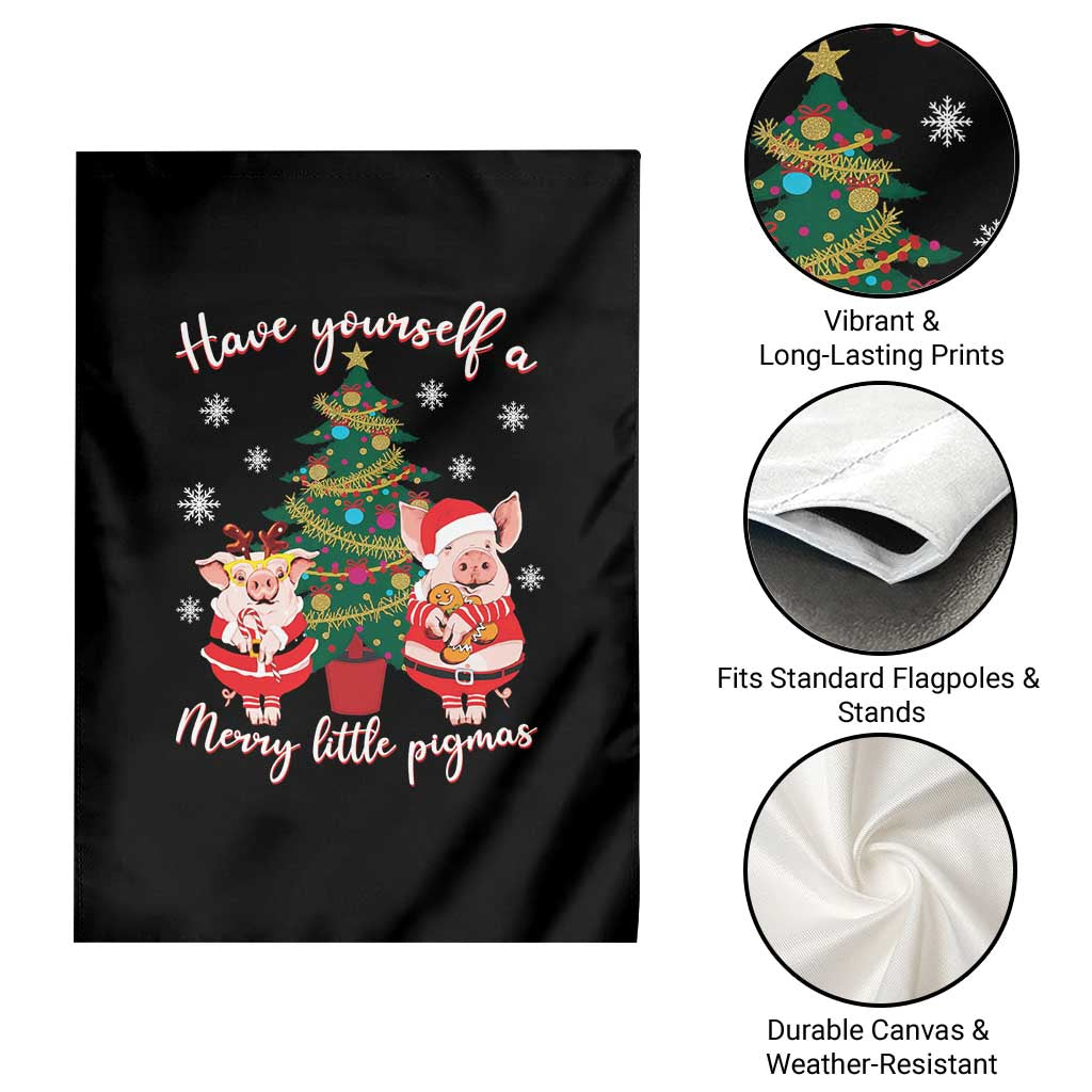 Have Yourself A Merry Little Pigmas Garden Flag Christmas Pig Lover Farm Life TS12 Print Your Wear
