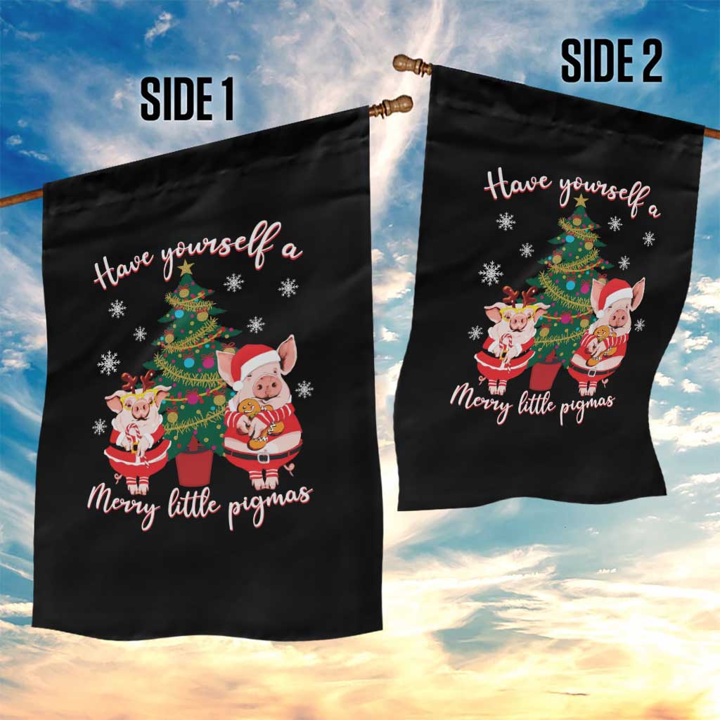 Have Yourself A Merry Little Pigmas Garden Flag Christmas Pig Lover Farm Life TS12 Print Your Wear