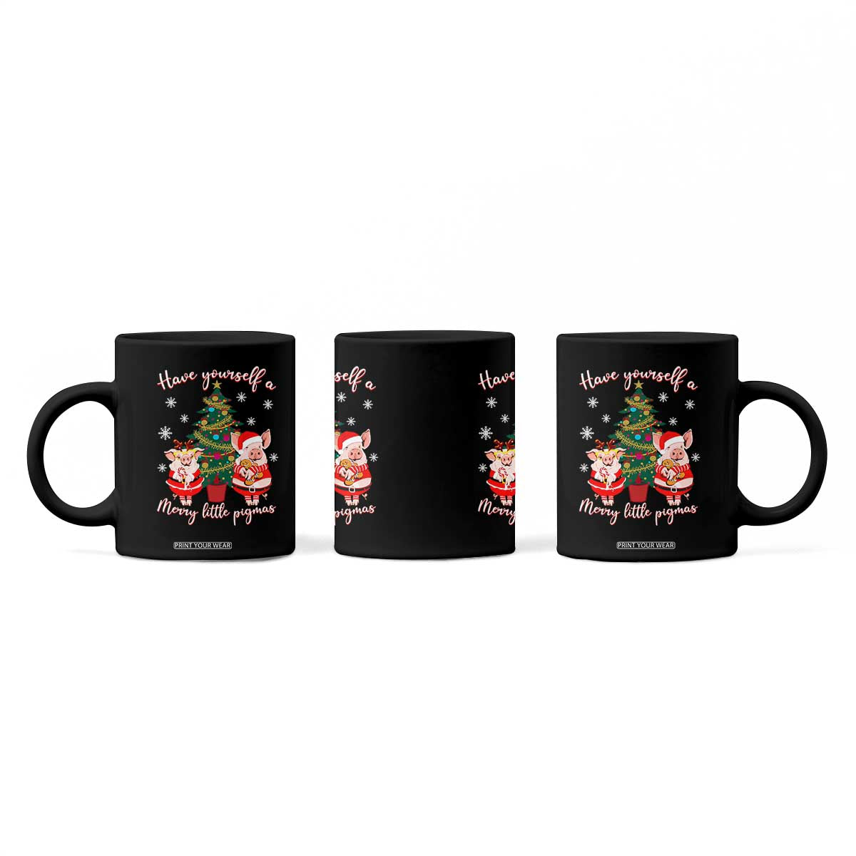 Have Yourself A Merry Little Pigmas Coffee Mug Christmas Pig Lover Farm Life TS12 Print Your Wear