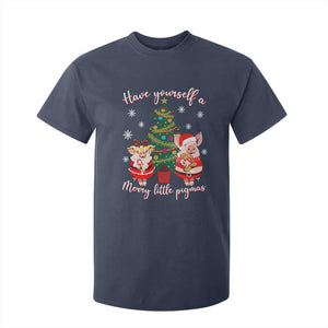 Have Yourself A Merry Little Pigmas T Shirt For Kid Christmas Pig Lover Farm Life TS12 Navy Print Your Wear