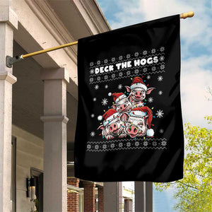 Deck The Hogs Ugly Christmas Sweater Garden Flag Pig Lover Gift TS12 Print Your Wear