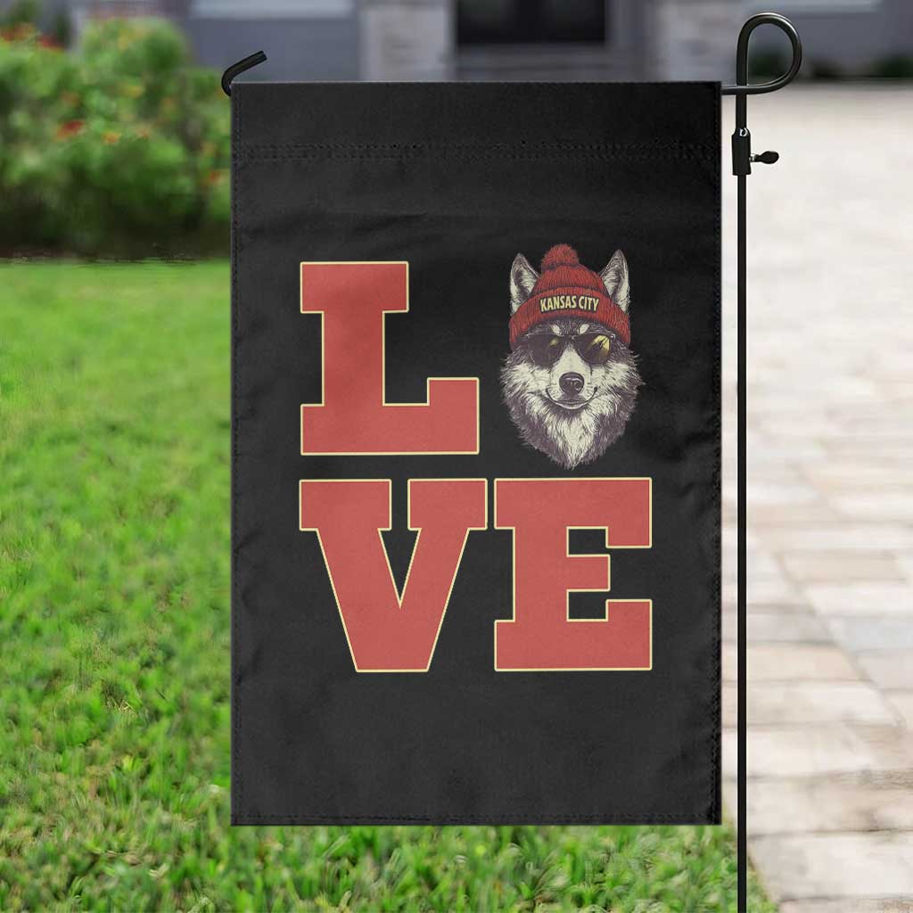 Midwest Wolf Football Pride Garden Flag Game Day Gift TS12 Print Your Wear