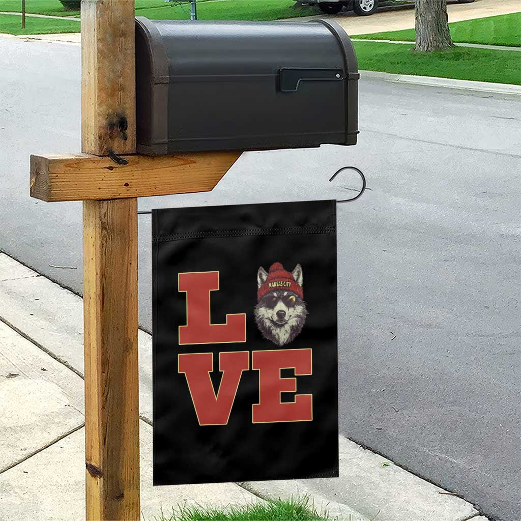 Midwest Wolf Football Pride Garden Flag Game Day Gift TS12 Print Your Wear
