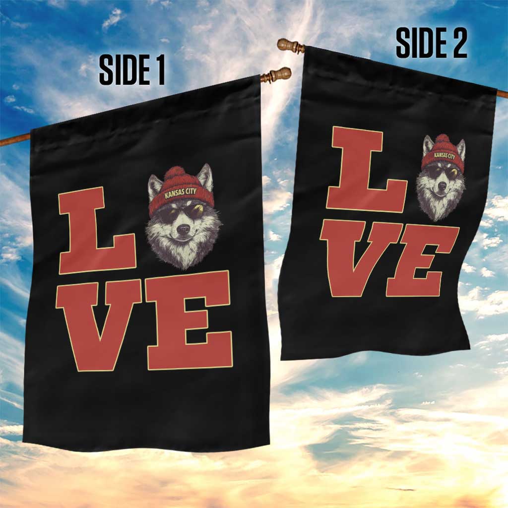 Midwest Wolf Football Pride Garden Flag Game Day Gift TS12 Print Your Wear