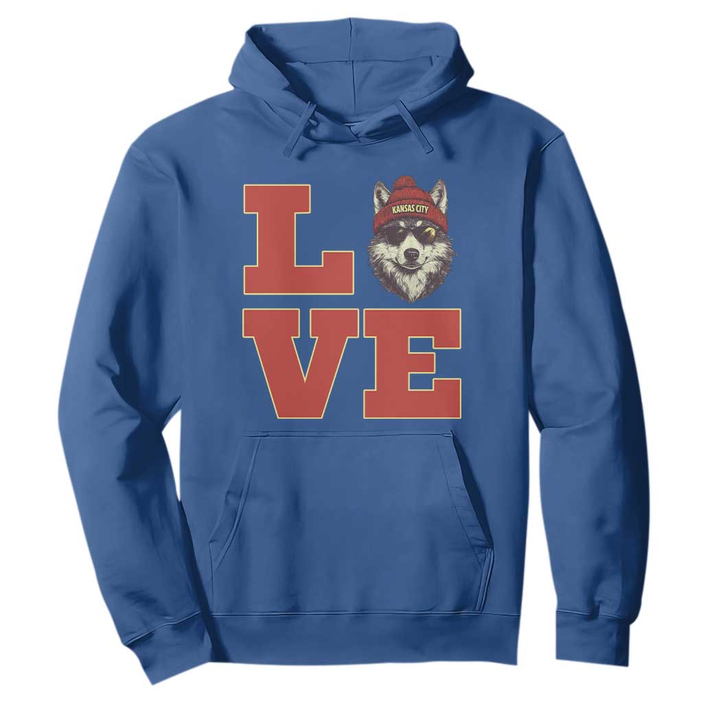 Midwest Wolf Football Pride Hoodie Game Day Gift TS12 Royal Blue Print Your Wear