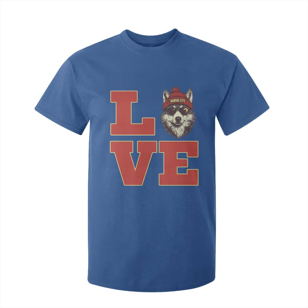 Midwest Wolf Football Pride T Shirt For Kid Game Day Gift TS12 Royal Blue Print Your Wear