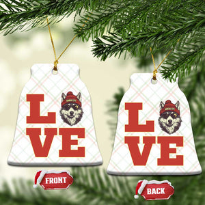 Midwest Wolf Football Pride Ceramic Ornament Game Day Gift TS12 Print Your Wear