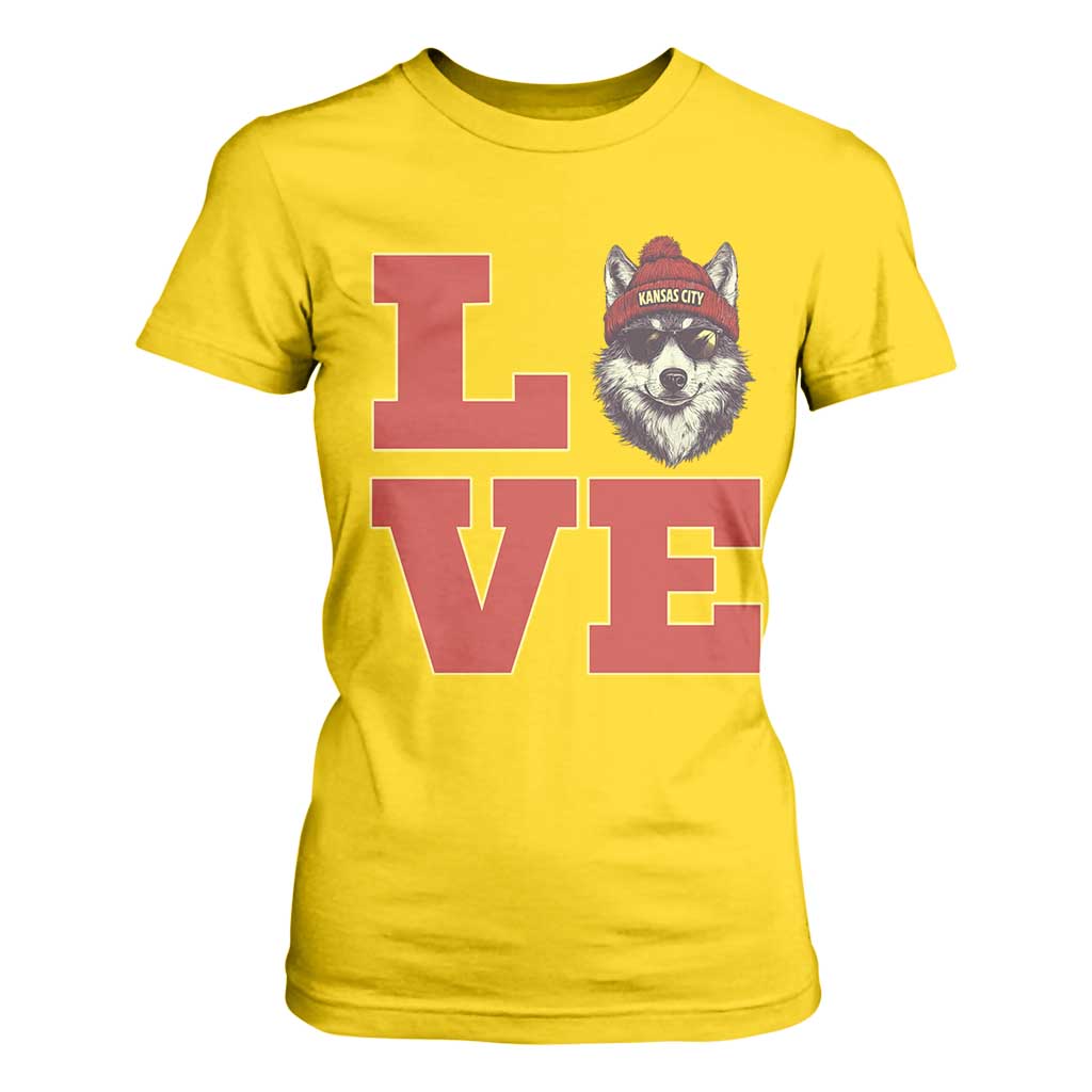 Midwest Wolf Football Pride T Shirt For Women Game Day Gift TS12 Daisy Print Your Wear