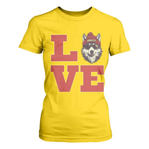 Midwest Wolf Football Pride T Shirt For Women Game Day Gift TS12 Daisy Print Your Wear