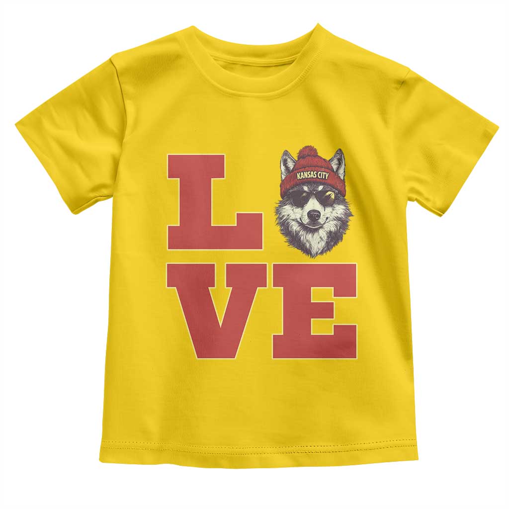 Midwest Wolf Football Pride Toddler T Shirt Game Day Gift TS12 Daisy Print Your Wear