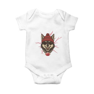Howling Wolf Spirit For The Midwest Football Fan Baby Onesie TS12 White Print Your Wear