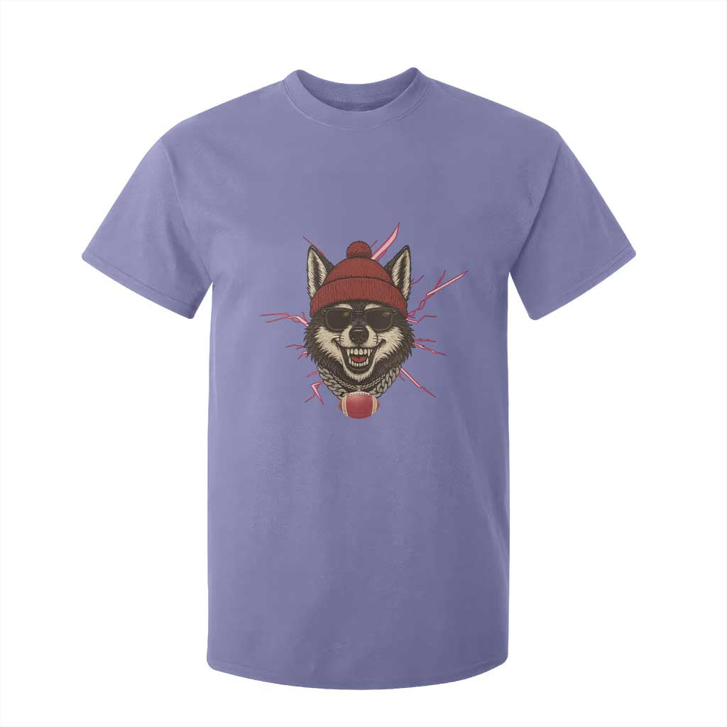 Howling Wolf Spirit For The Midwest Football Fan T Shirt For Kid TS12 Violet Print Your Wear