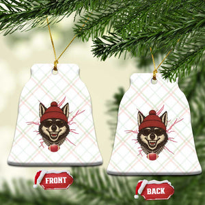 Howling Wolf Spirit For The Midwest Football Fan Ceramic Ornament TS12 Print Your Wear