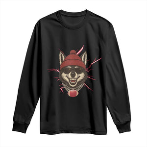 Howling Wolf Spirit For The Midwest Football Fan Long Sleeve Shirt TS12 Black Print Your Wear
