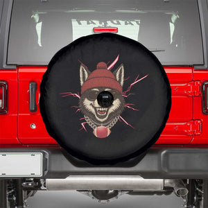 Howling Wolf Spirit For The Midwest Football Fan Spare Tire Cover TS12 Black Print Your Wear