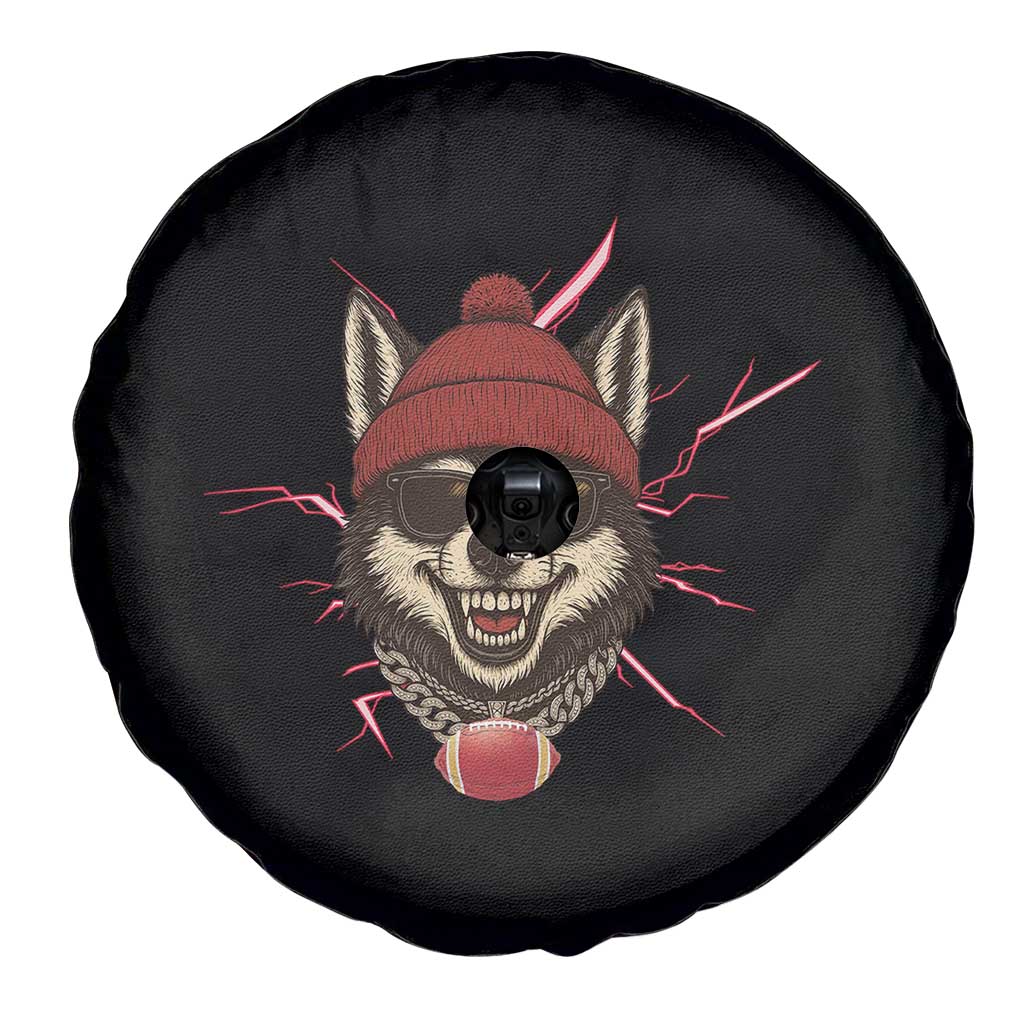 Howling Wolf Spirit For The Midwest Football Fan Spare Tire Cover TS12 Print Your Wear