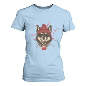 Howling Wolf Spirit For The Midwest Football Fan T Shirt For Women TS12 Light Blue Print Your Wear