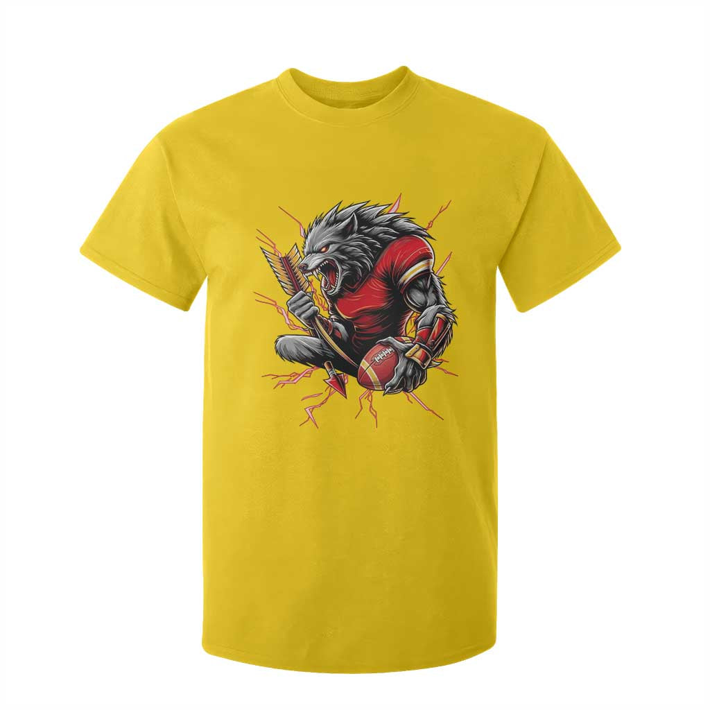 Midwest Wolf Spirit T Shirt For Kid American Football Fan Lifestyle TS12 Daisy Print Your Wear