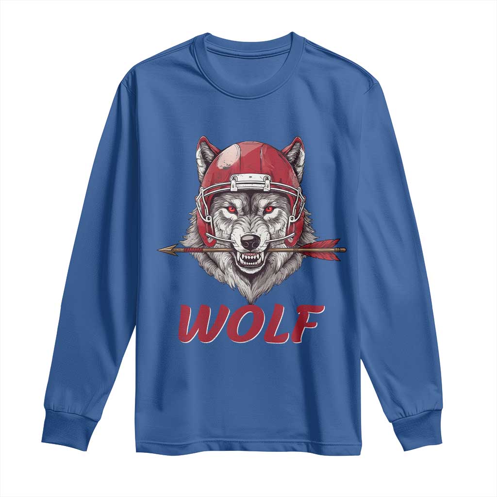 Midwest Game Day Lifestyle Long Sleeve Shirt Football Fan Gift TS12 Royal Blue Print Your Wear