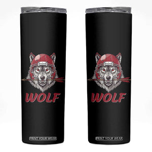 Midwest Game Day Lifestyle Skinny Tumbler Football Fan Gift TS12 Black Print Your Wear