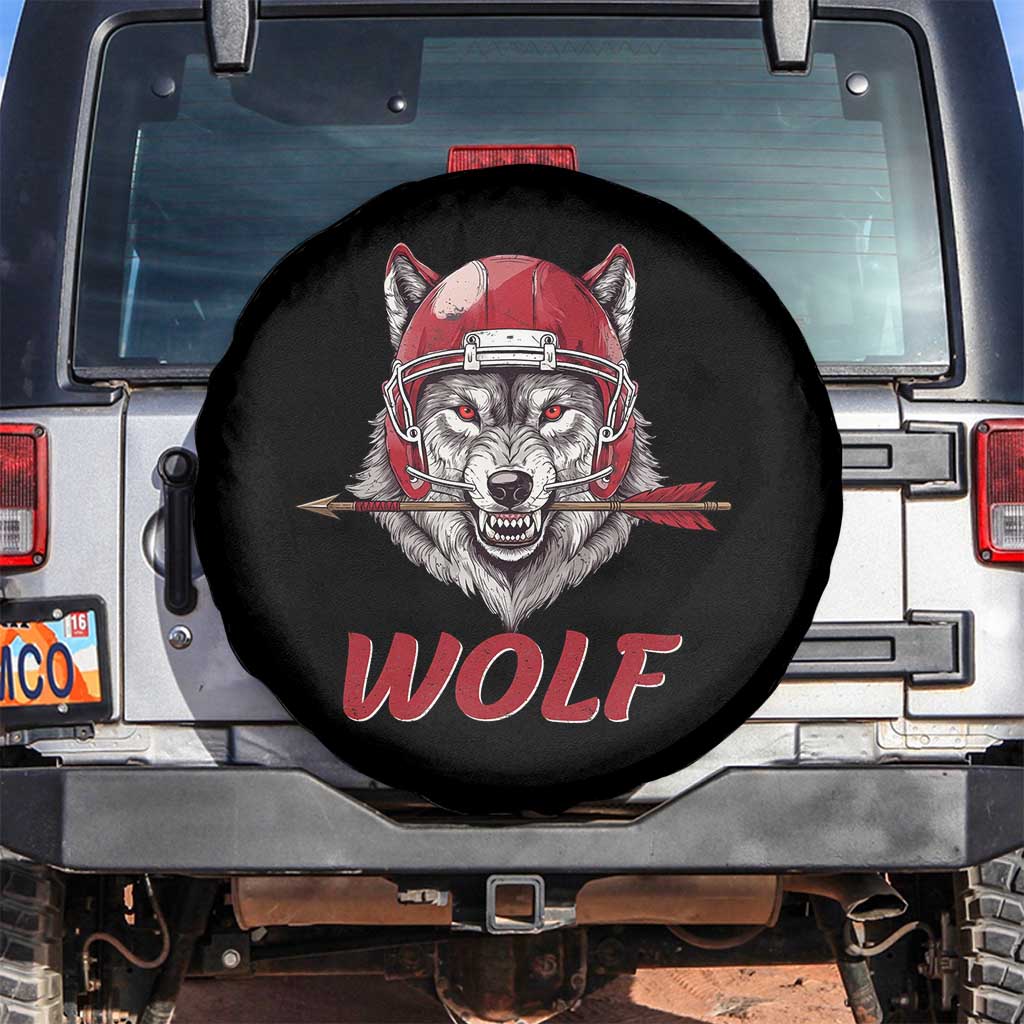 Midwest Game Day Lifestyle Spare Tire Cover Football Fan Gift TS12 No hole Black Print Your Wear