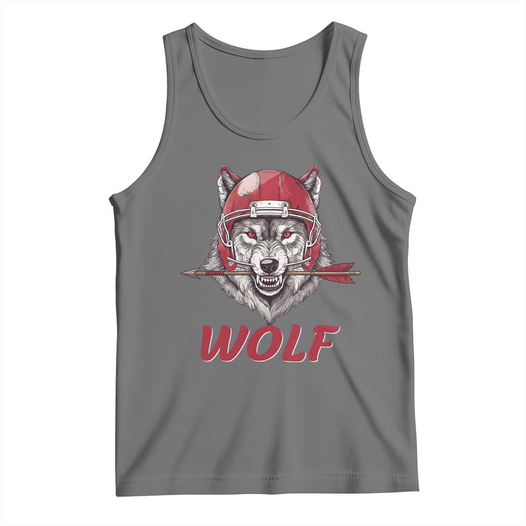 Midwest Game Day Lifestyle Tank Top Football Fan Gift TS12 Black Heather Print Your Wear