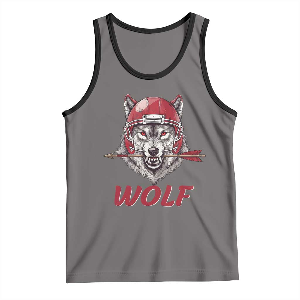 Midwest Game Day Lifestyle Tank Top Football Fan Gift TS12 Deep Heather Black Print Your Wear