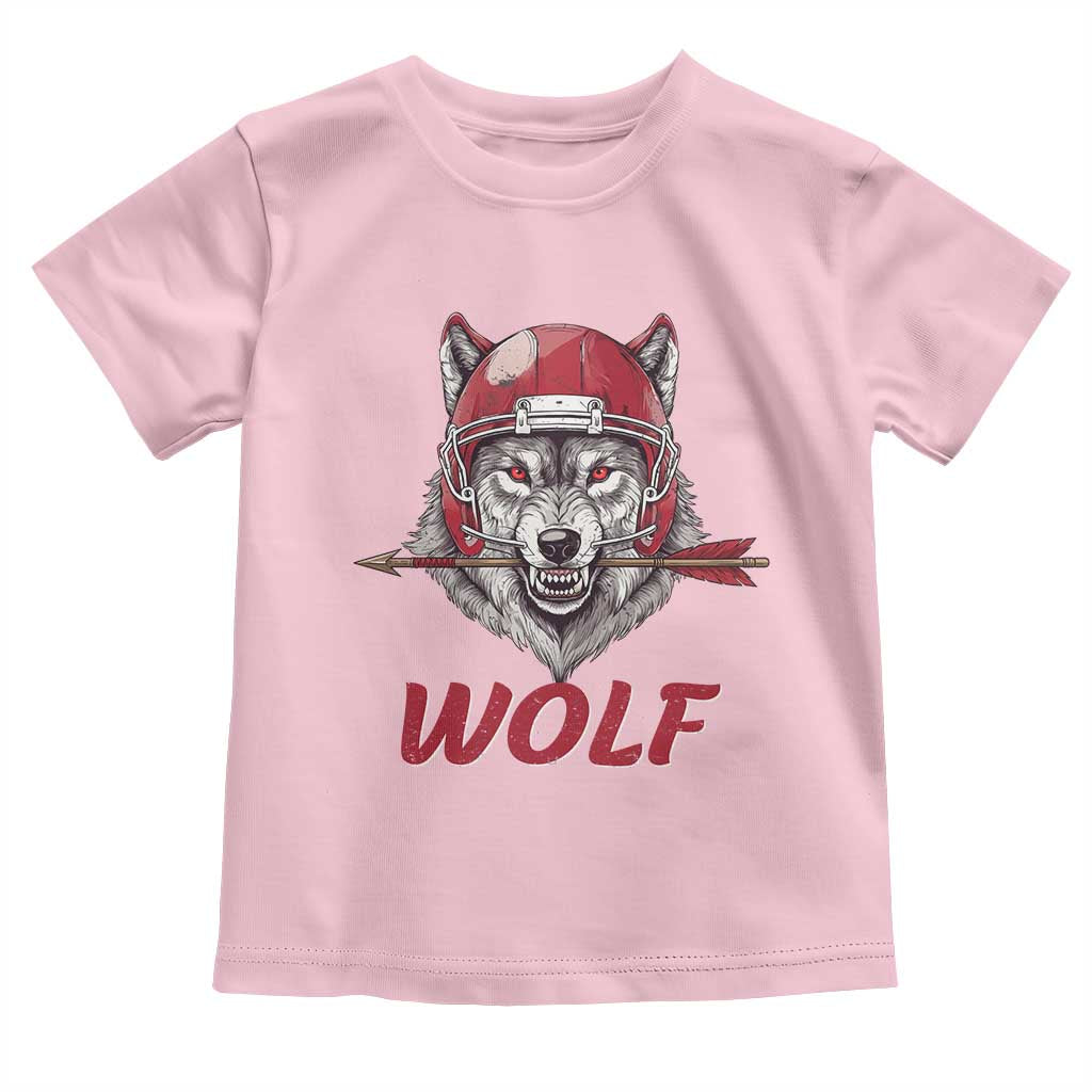 Midwest Game Day Lifestyle Toddler T Shirt Football Fan Gift TS12 Light Pink Print Your Wear
