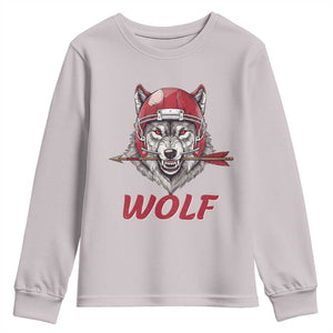 Midwest Game Day Lifestyle Youth Sweatshirt Football Fan Gift TS12 Ice Gray Print Your Wear