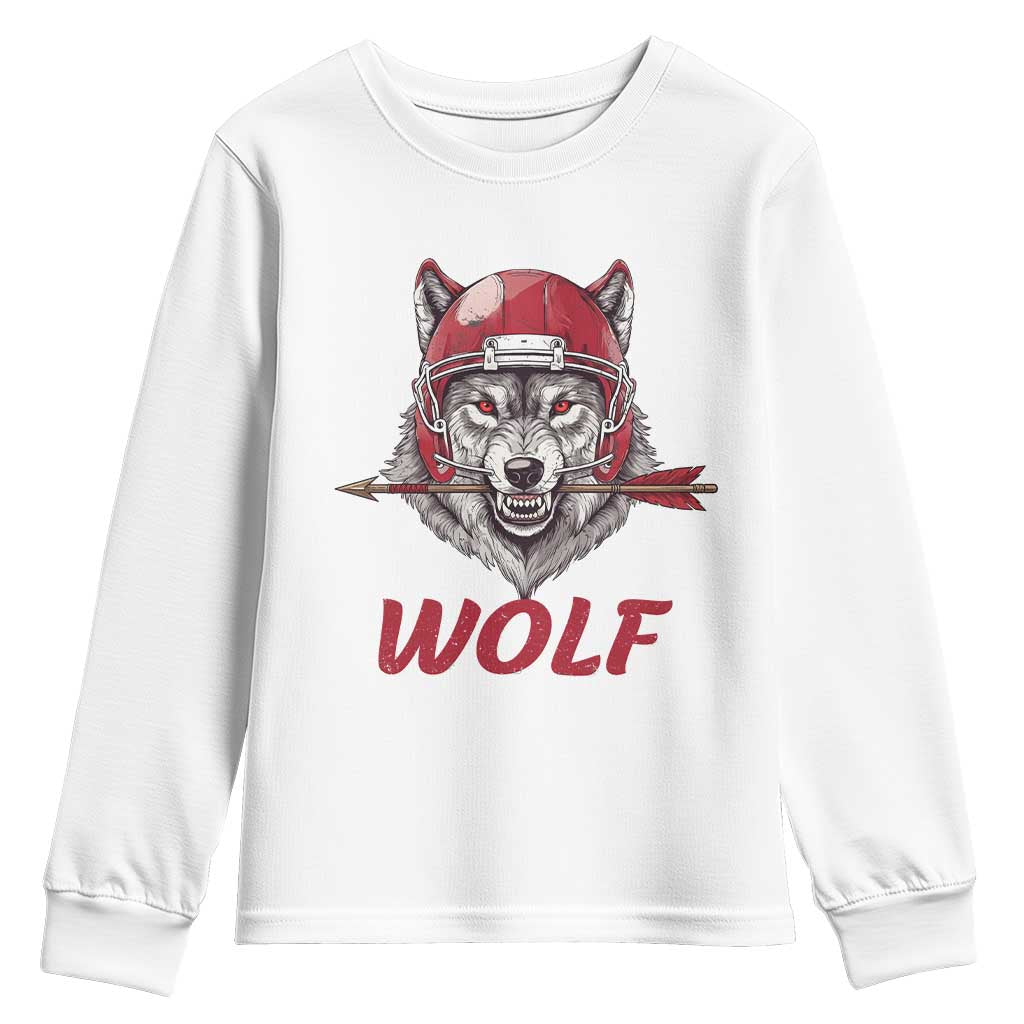 Midwest Game Day Lifestyle Youth Sweatshirt Football Fan Gift TS12 White Print Your Wear