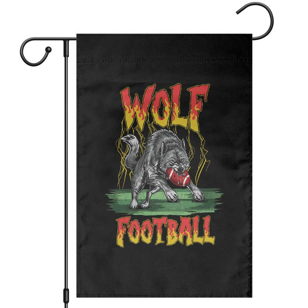 Lightning Wolf Lover Garden Flag Sport Lover Gift TS12 Black Print Your Wear