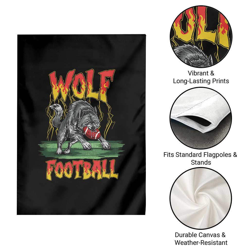 Lightning Wolf Lover Garden Flag Sport Lover Gift TS12 Print Your Wear