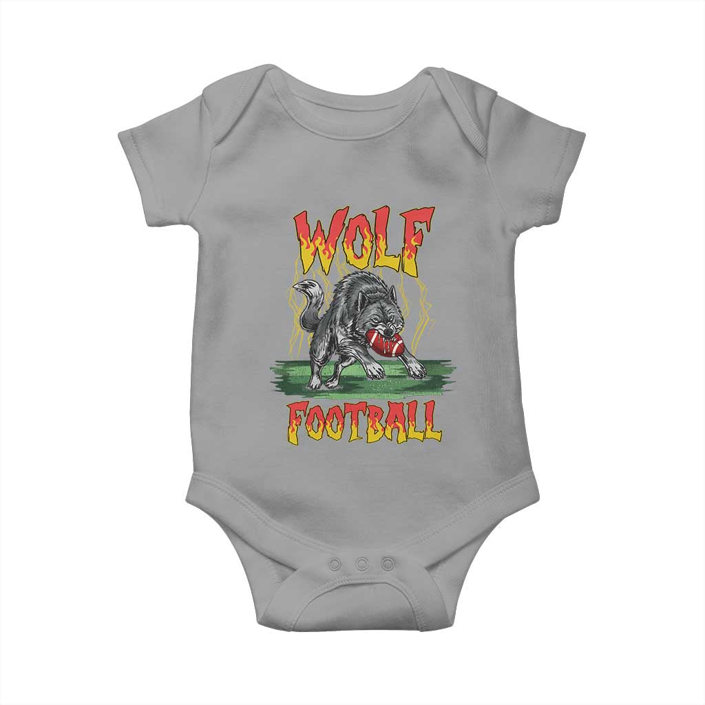Lightning Wolf Lover Baby Onesie Sport Lover Gift TS12 Sport Gray Print Your Wear