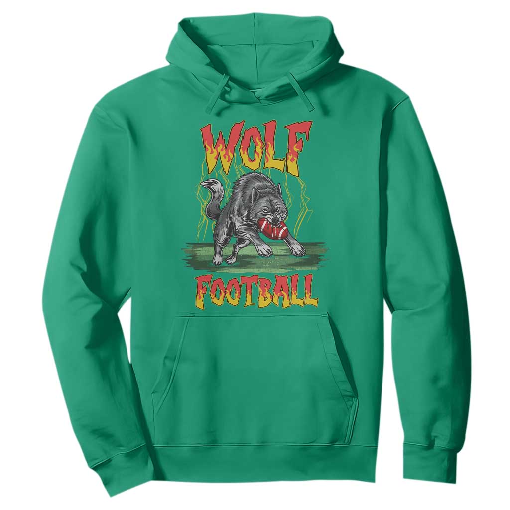 Lightning Wolf Lover Hoodie Sport Lover Gift TS12 Irish Green Print Your Wear