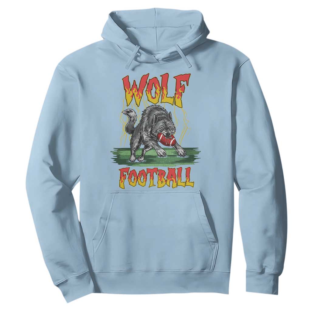 Lightning Wolf Lover Hoodie Sport Lover Gift TS12 Light Blue Print Your Wear