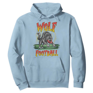 Lightning Wolf Lover Hoodie Sport Lover Gift TS12 Light Blue Print Your Wear