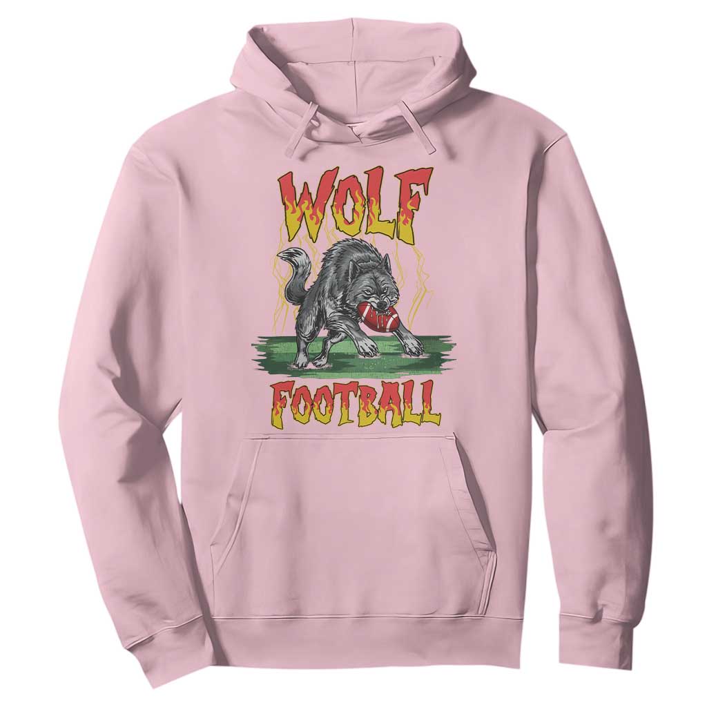 Lightning Wolf Lover Hoodie Sport Lover Gift TS12 Light Pink Print Your Wear