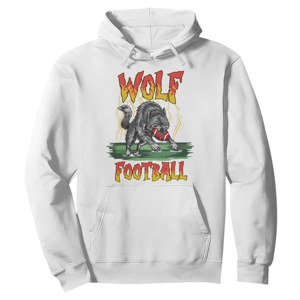 Lightning Wolf Lover Hoodie Sport Lover Gift TS12 White Print Your Wear