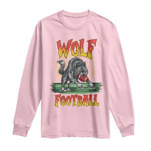 Lightning Wolf Lover Long Sleeve Shirt Sport Lover Gift TS12 Light Pink Print Your Wear